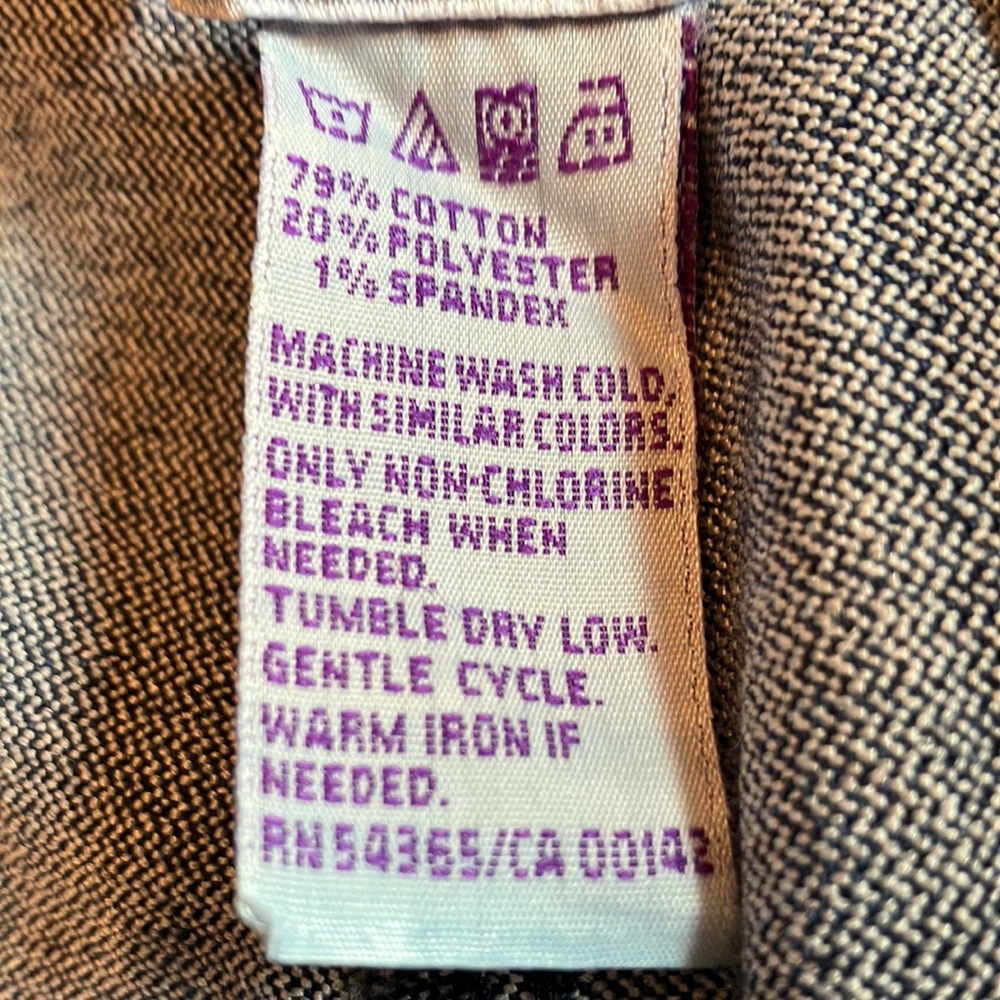 Pretty medium stonewashed studded jeans by Allison Daley, size 16, like new! - Picture 14 of 16